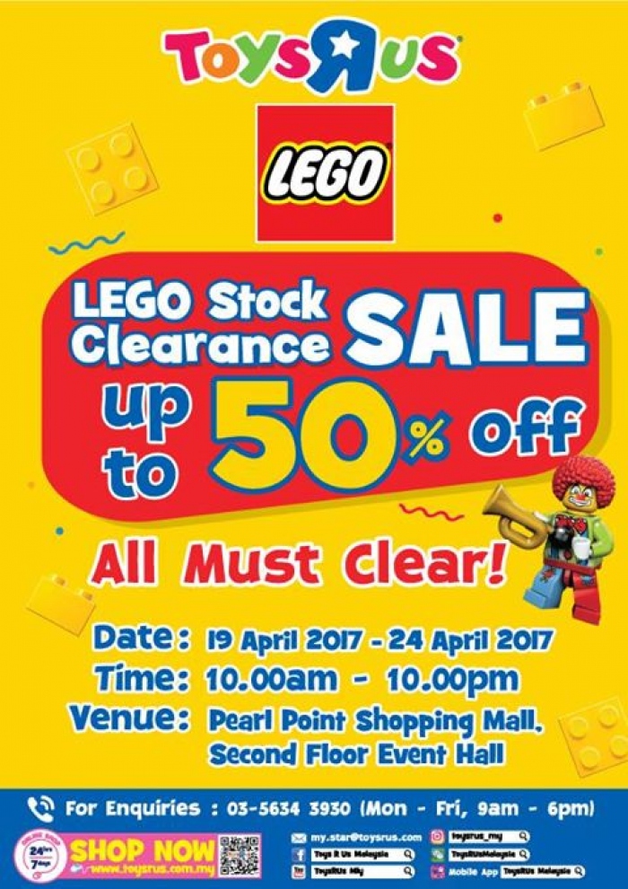 Toys R Us Lego Stock Clearance Sale