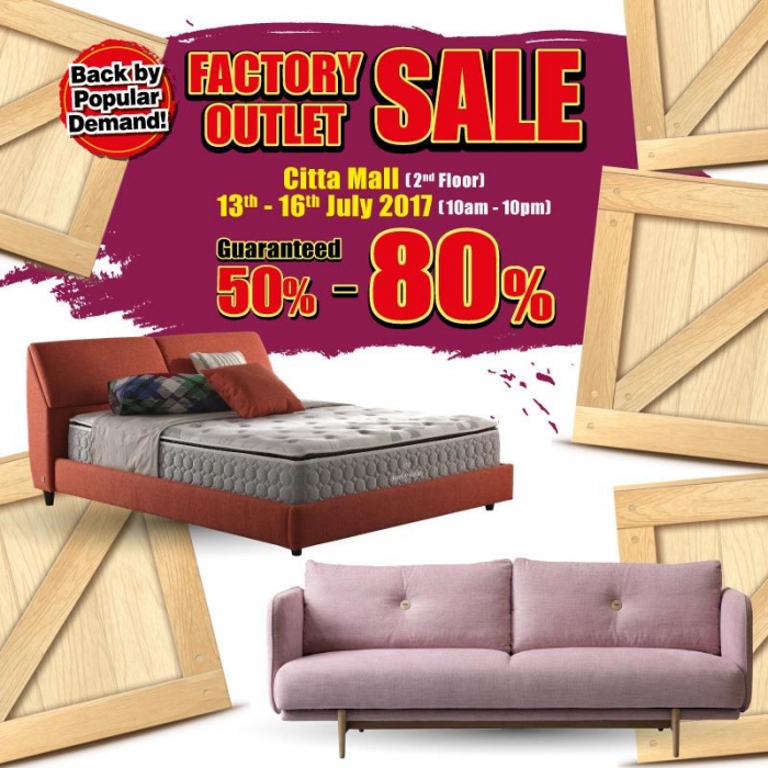 Harvey Norman Factory Outlet Sale 50% - 80% OFF