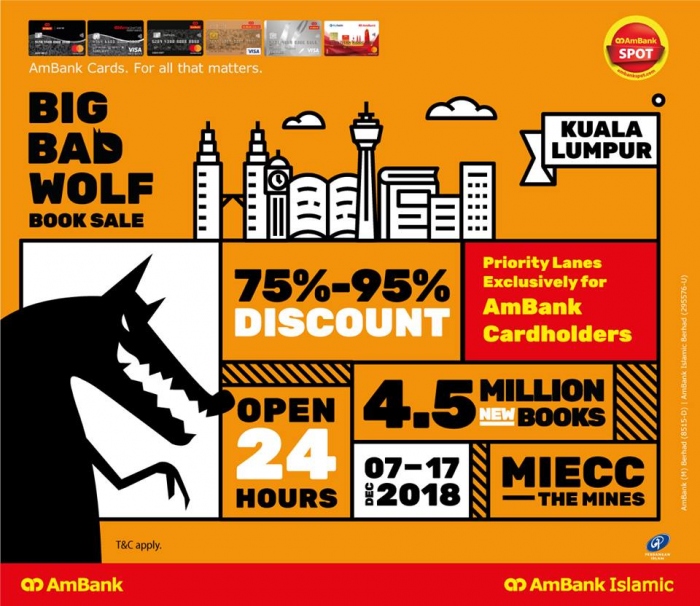 Big Bad Wolf Book Sale Kuala Lumpur 2018