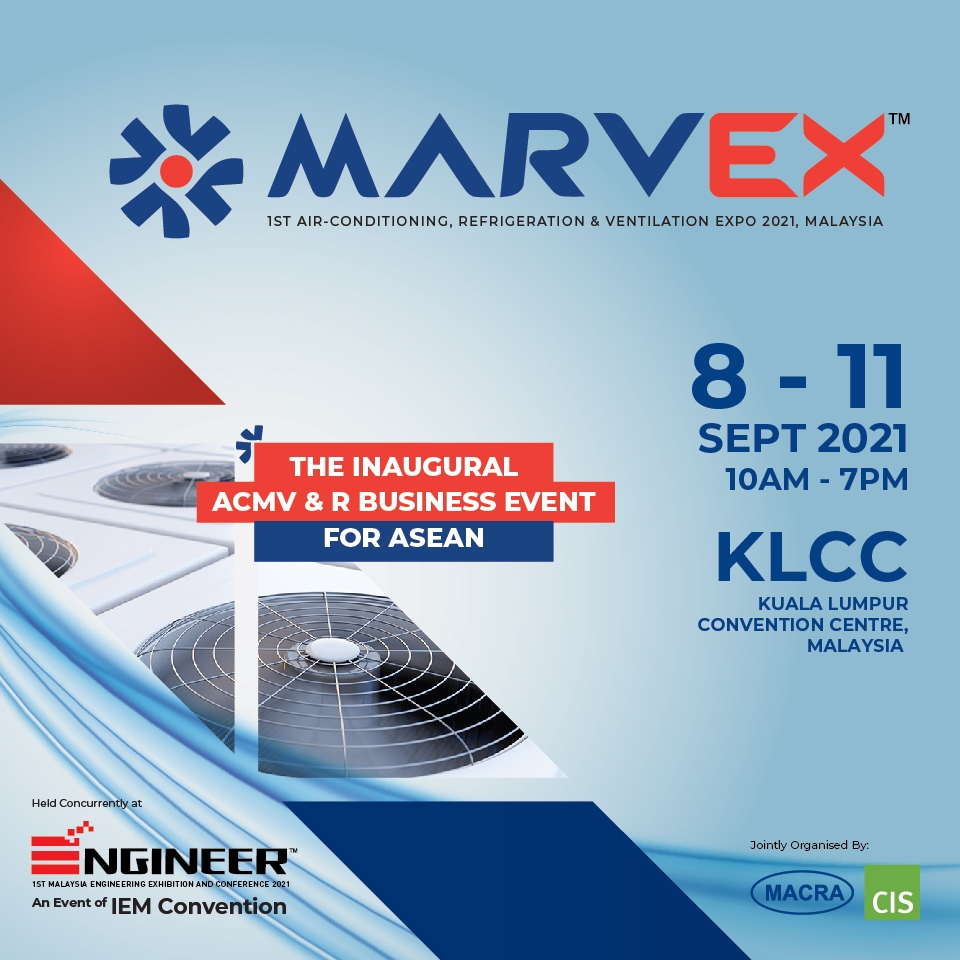 MARVEX 2021 - 1st Air-Conditioning, Refrigeration & Ventilation EXPO 2021