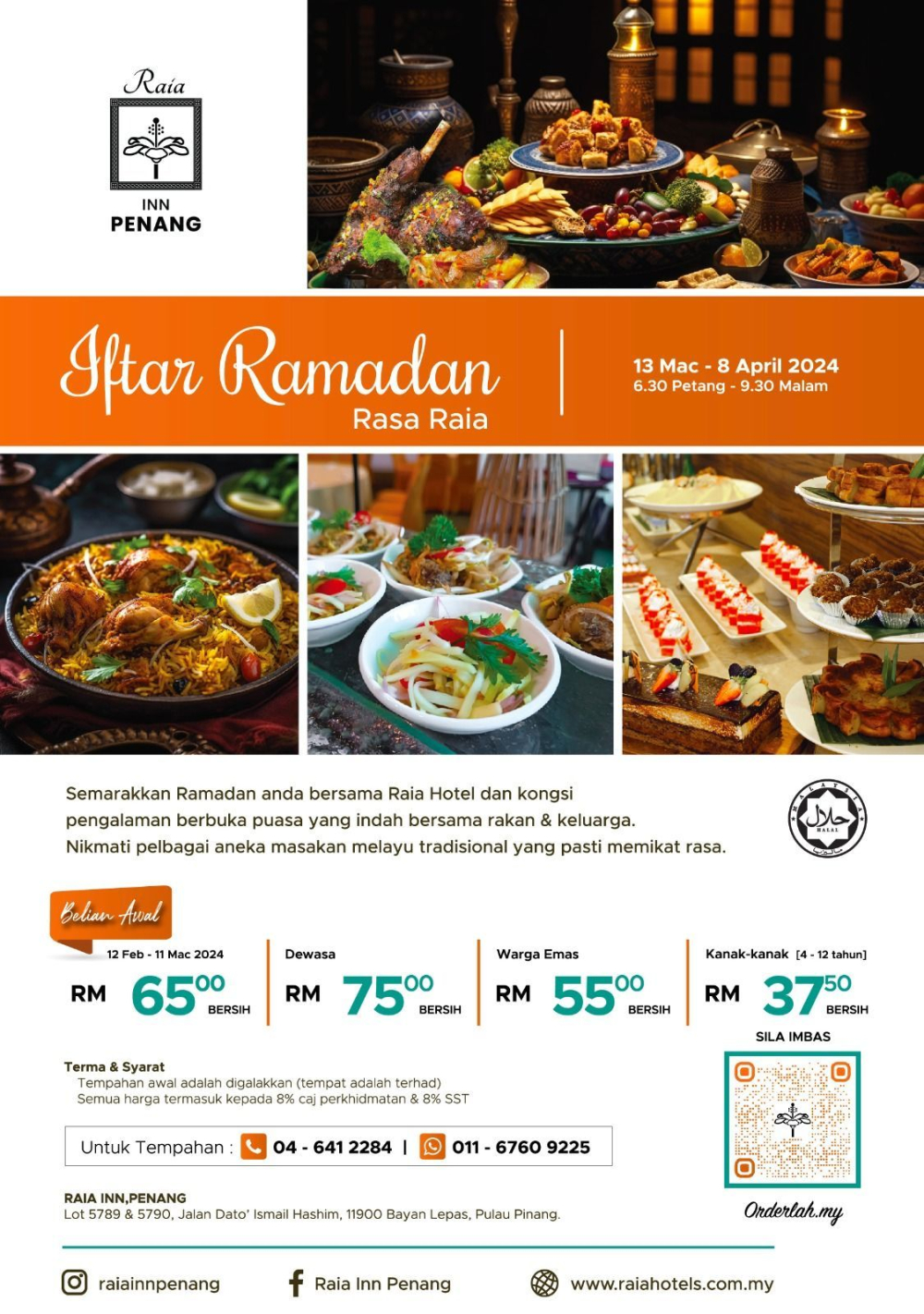 Ramadan Buffet @ Raia Inn Penang