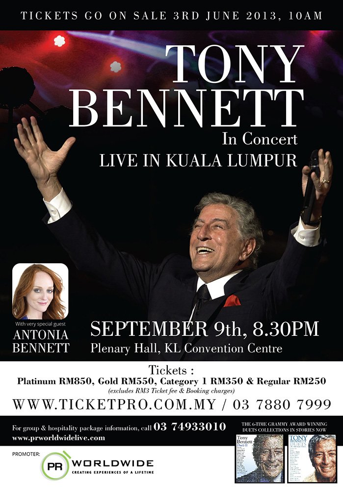 Tony Bennett Live in Kuala Lumpur 2013