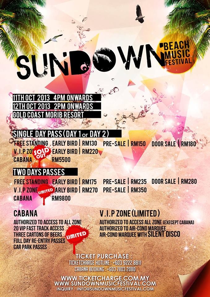 Sundown Music Festival Asia 2013