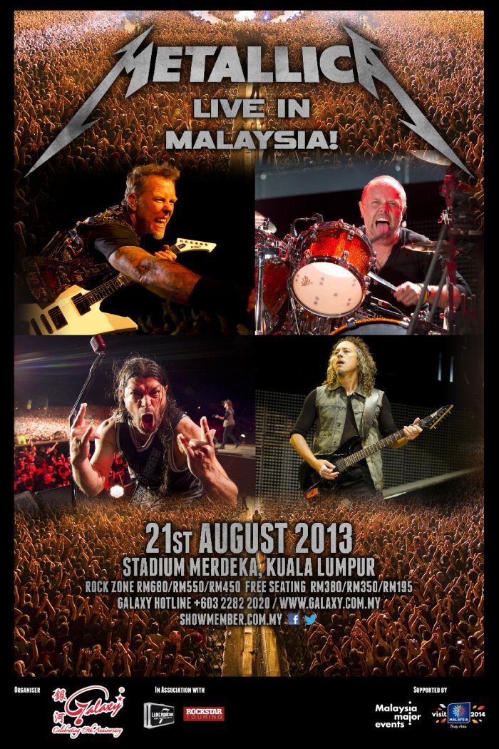 Metallica Live In Malaysia 2013
