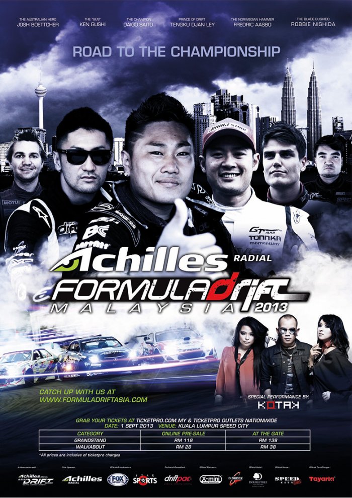 Achilles Radial Formula Drift Malaysia 2013