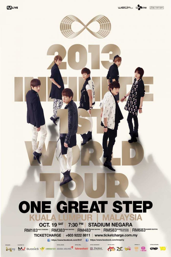 2013 Infinite 1st World Tour ‘One Great Step’ In Kuala Lumpur