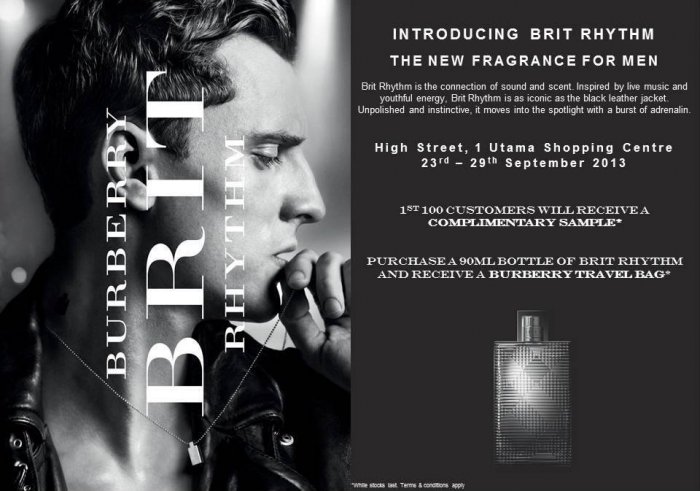 Burberry Brit Rhythm Men Fragrance Roadshow