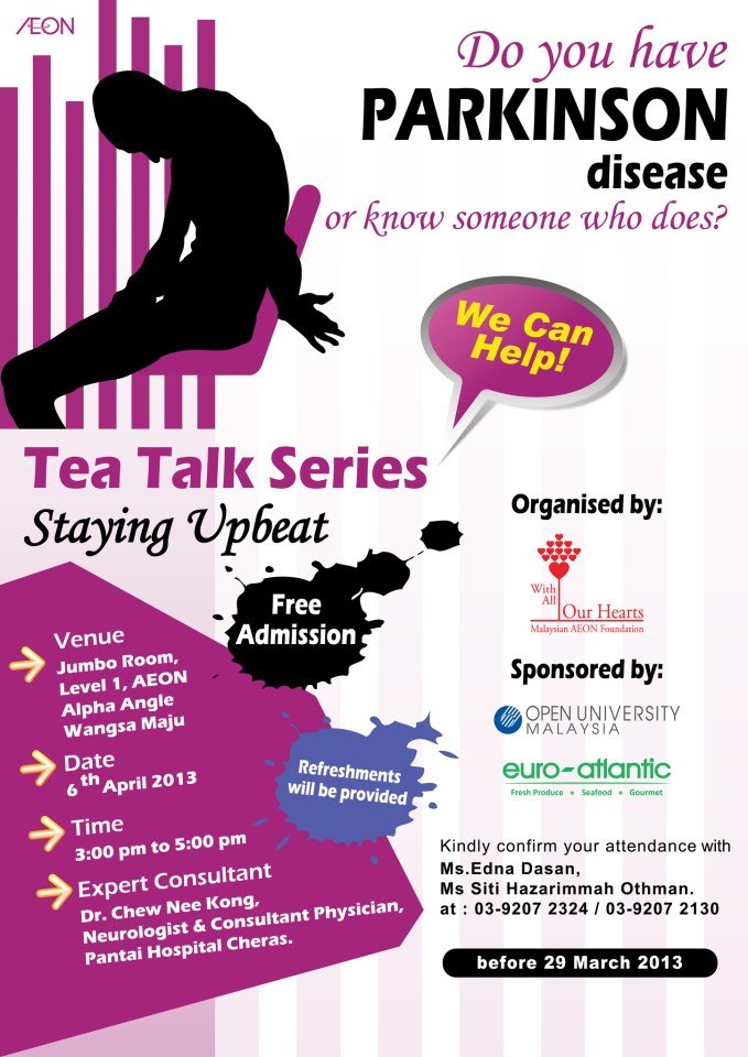 PARKINSON Disease Tea Talk @ AEON Wangsa Maju