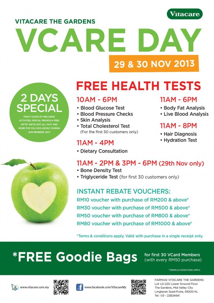Vitacare VCARE Day @ The Gardens, Mid Valley City