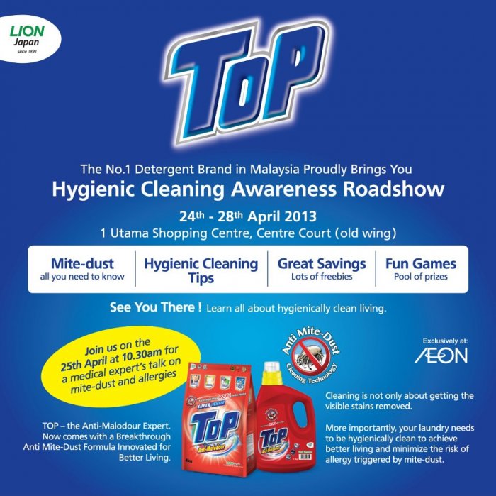 Top Hygienic Cleaning Awareness Roadshow