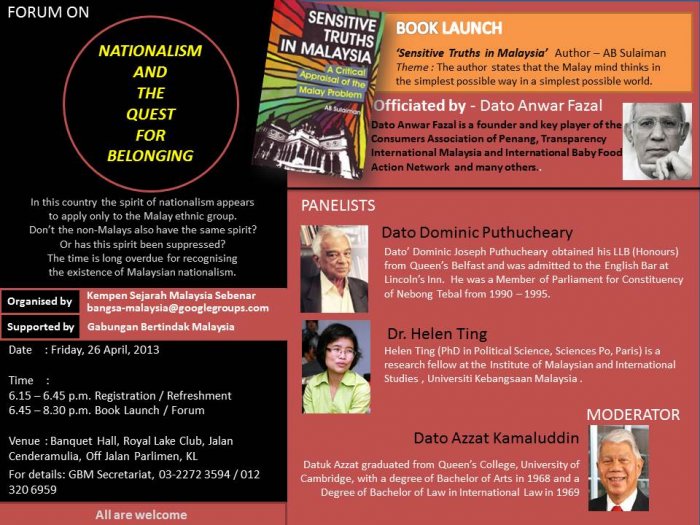 Nationalism And The Quest For Belonging Book Launch