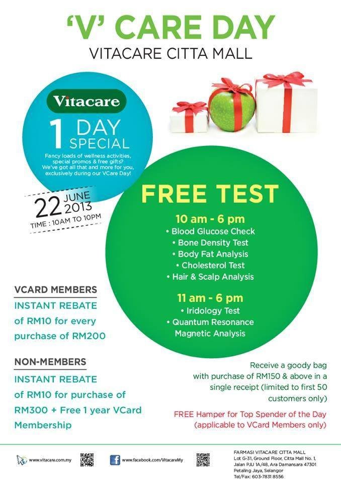 Vitacare V Care Day @ Citta Mall Ara Damansara