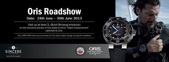Oris Roadshow - Preview of \"depth measurement\"