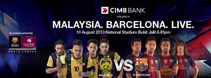 Malaysia XI vs FC Barcelona 2013