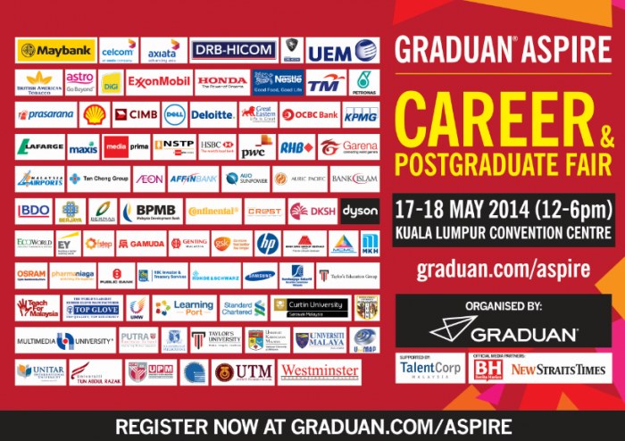 Graduan Aspire Career & Postgraduate Fair 2014