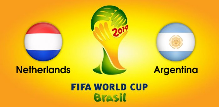 2014 FIFA World Cup Brazil - Semi-Finals - Netherlands : Argentina
