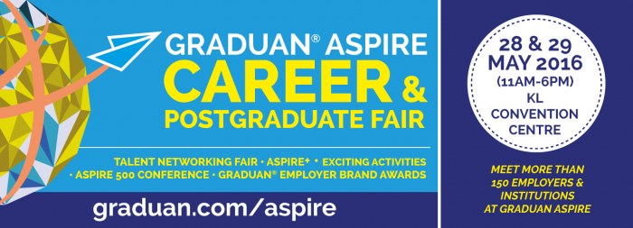 Graduan Aspire 2016 - Career & Postgraduate Fair