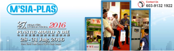 Malaysia International 2016 Plastic Mould & Die - M’SIA PLAS 2016