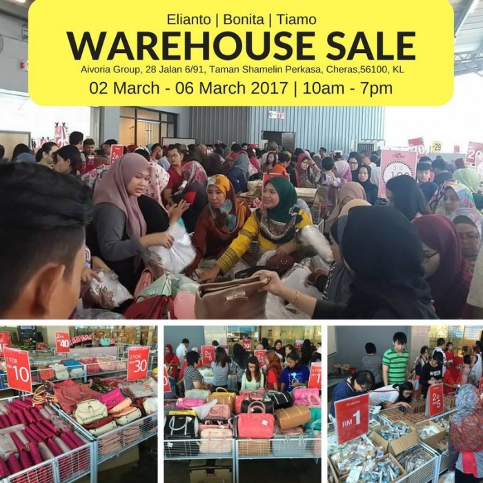 Aivoria Group Warehouse Clearance Sale - Up To 90% OFF Bonita Elianto Tiamo