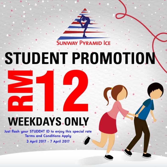 Sunway Pyramid Ice Students Promotiom @ RM12 During Weekdays