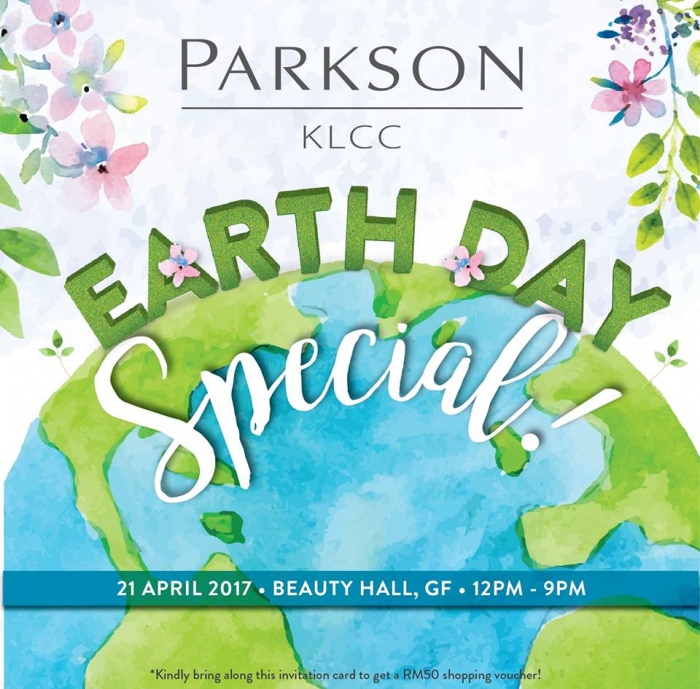 Parkson KLCC Earth Day Special - Exclusive Cosmetics & Fragrance Promotion