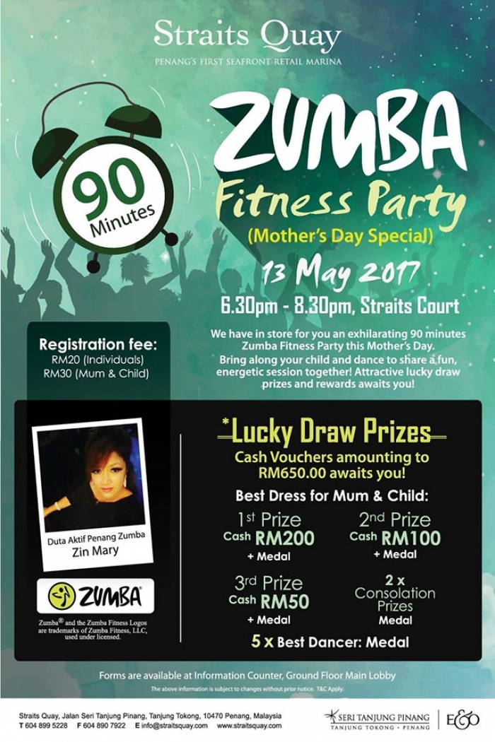 90 Minutes Zumba Fitness Party ( Mothers