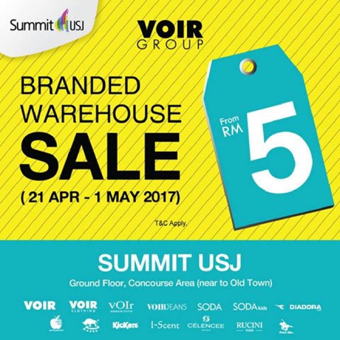 VOIR Group Branded Warehouse Sale - From RM5