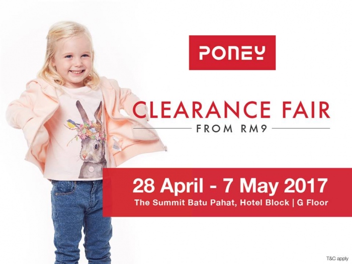 Poney Clearance Fair - Sale From RM9 (Batu Pahat)