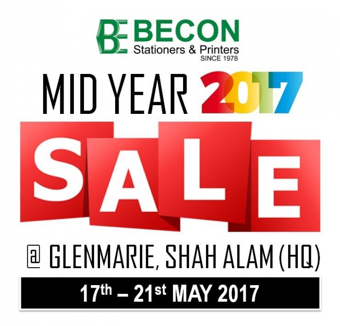 Becon Stationery Mid Year Sale 2017
