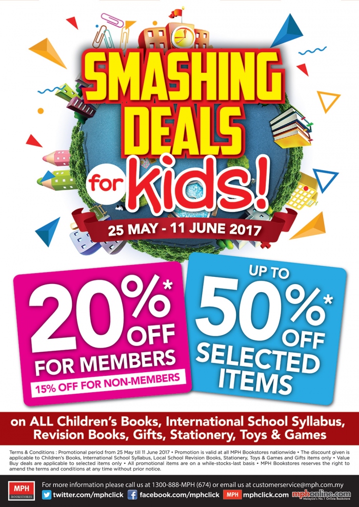 MPH Bookstores Smashing Deals for Kids - Up to 50% OFF