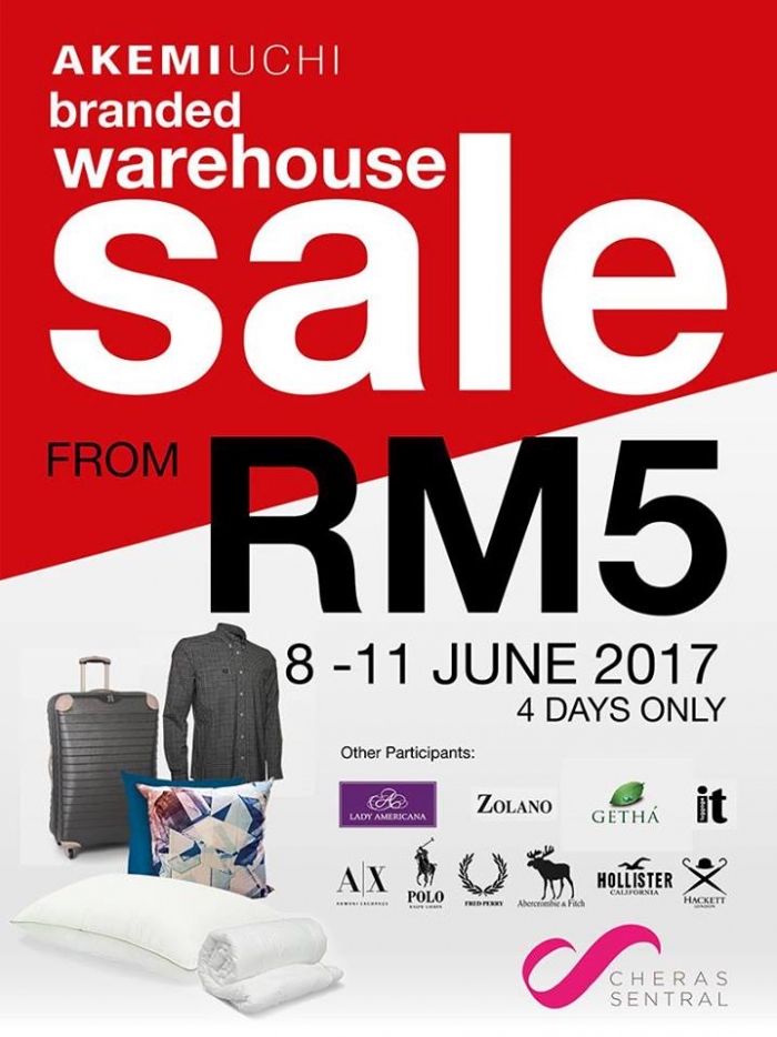 Akemiuchi Branded Warehouse Sale From RM5
