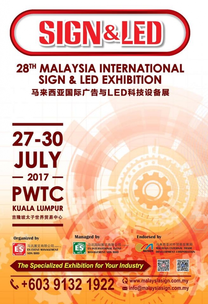 28th Malaysia International Sign & LED Exhibition - Sign & LED 2017
