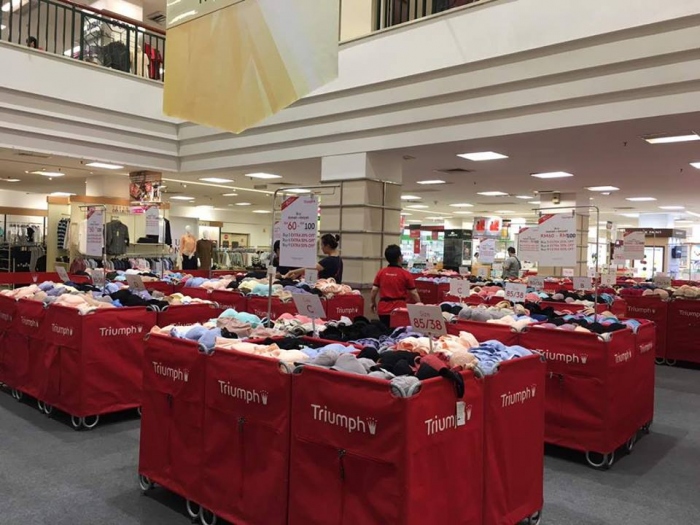 AEON Triumph Lingerie Clearance Sale - Up To 80% OFF