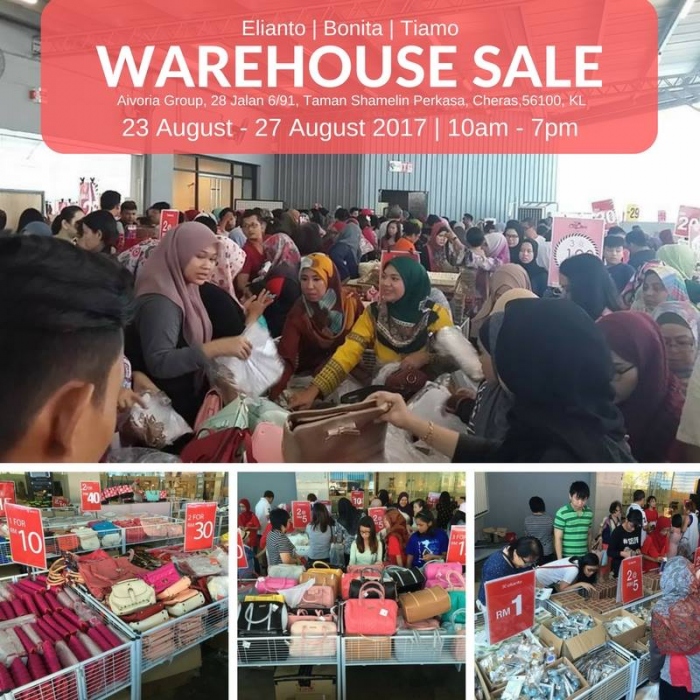Elianto Bonita Tiamo - Aivoria Group Merdeka Warehouse Clearance