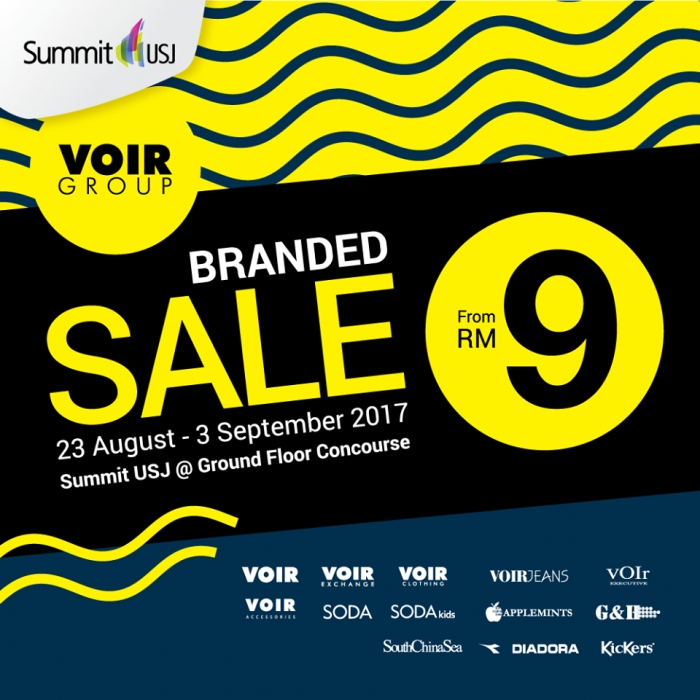 VOIR Group Branded Warehouse Sale - From RM9