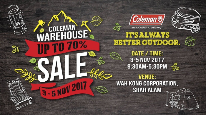 Coleman Warehouse Sale - Up To 70% OFF