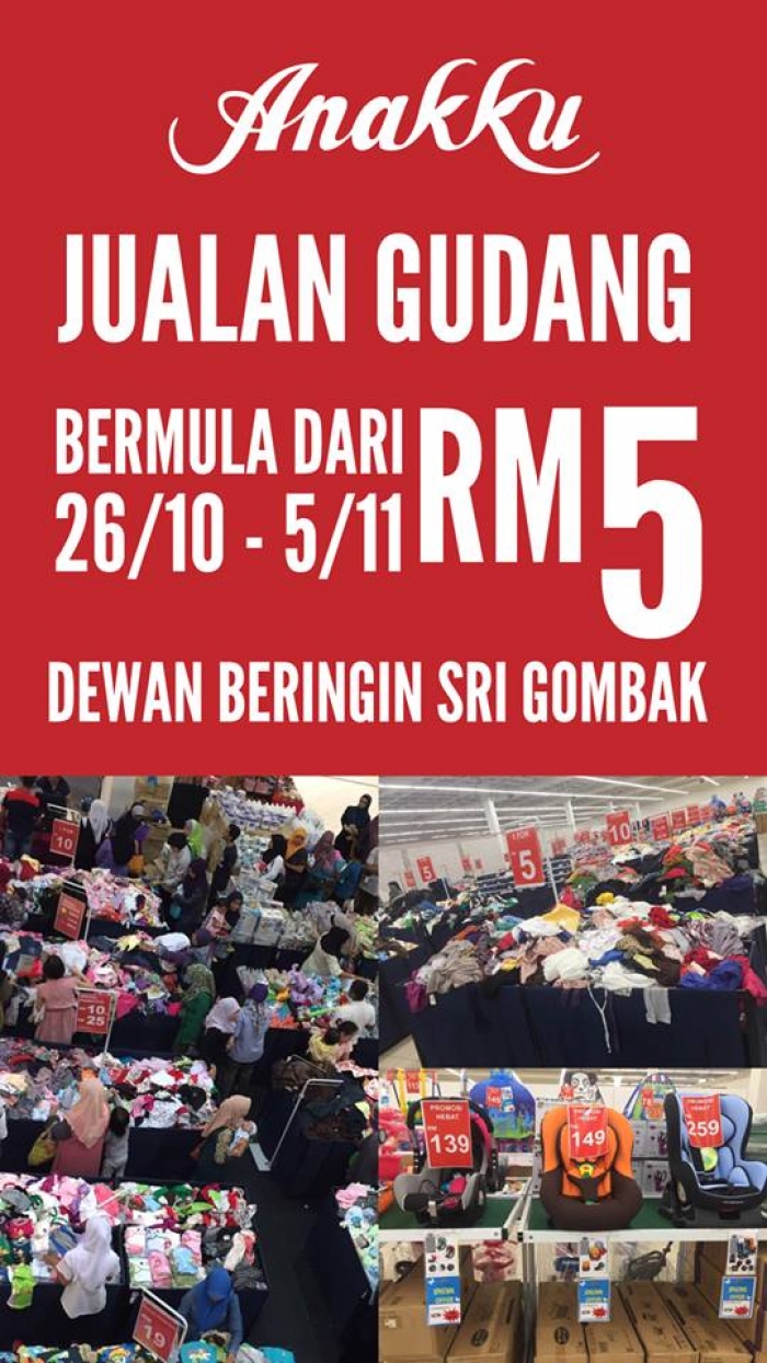 Anakku Jualan Gudang - Bermula Dari RM5