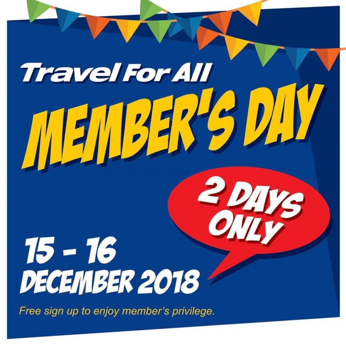 Travel For All Members Day Sale