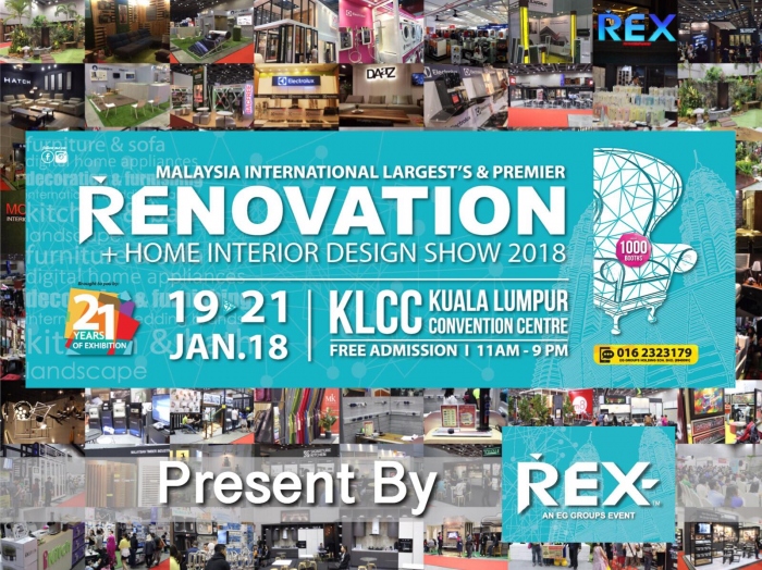 Malaysia International REX Home Renovation & Interior Design Show 2018 - REX Expo 2018
