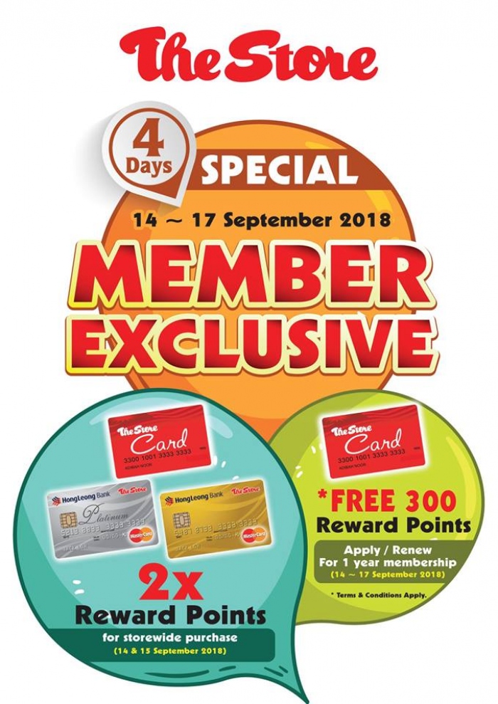 The Store Members Special Sale