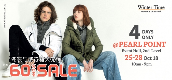 Winter Time 40% OFF Winter Wear & Luggage Sale