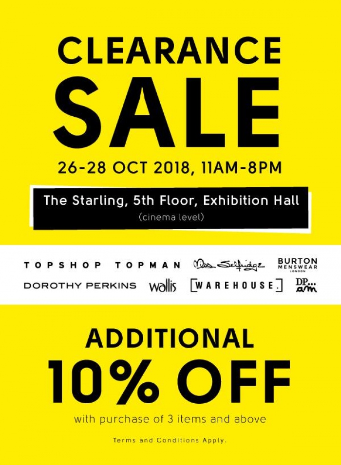 F3 Clearance Sale - Save Up To 90% OFF Your Favourite Brands