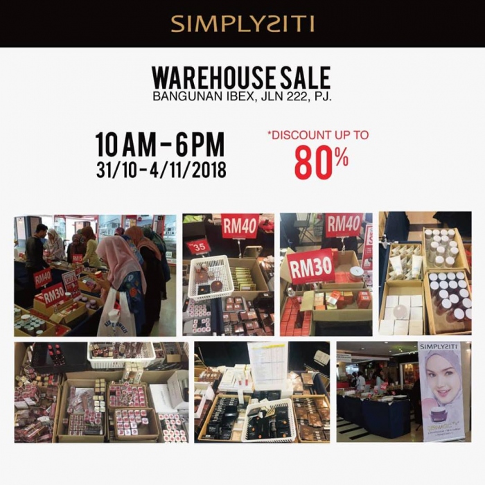 SIMPLYSITI Warehouse Sale - Up To 80% OFF
