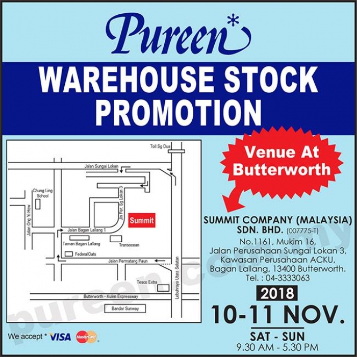 Pureen Warehouse Stock Promotion @ Butterworth