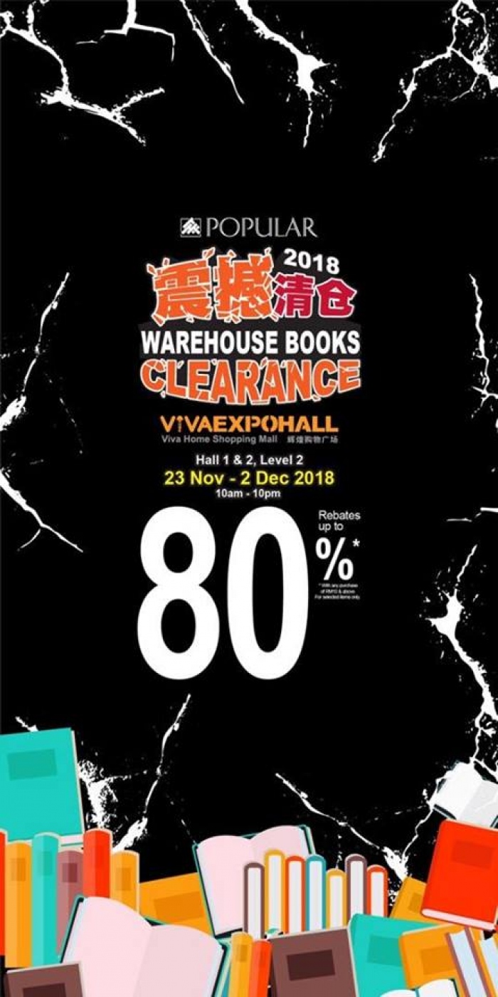 POPULAR Warehouse Books Clearance @ VivaHome