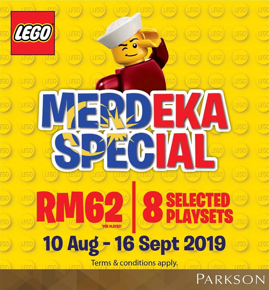 LEGO Toys Set Merdeka Special @ Parkson Stores