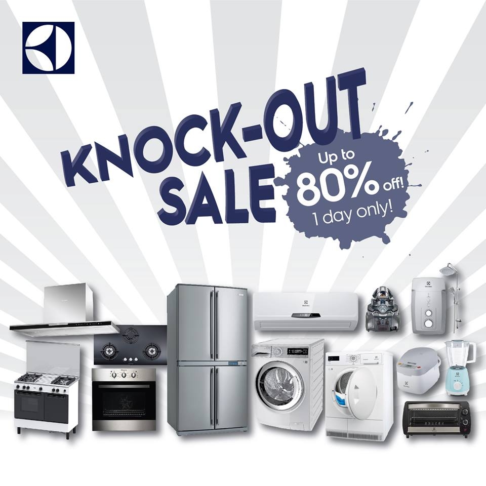 Electrolux Malaysia Knock-out Sale - Up To 80% OFF