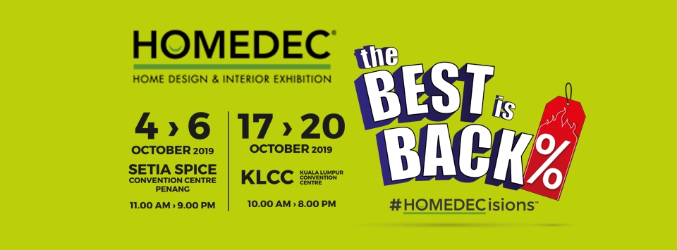 HOMEDEC - Home Design & Interior Exhibition 2019