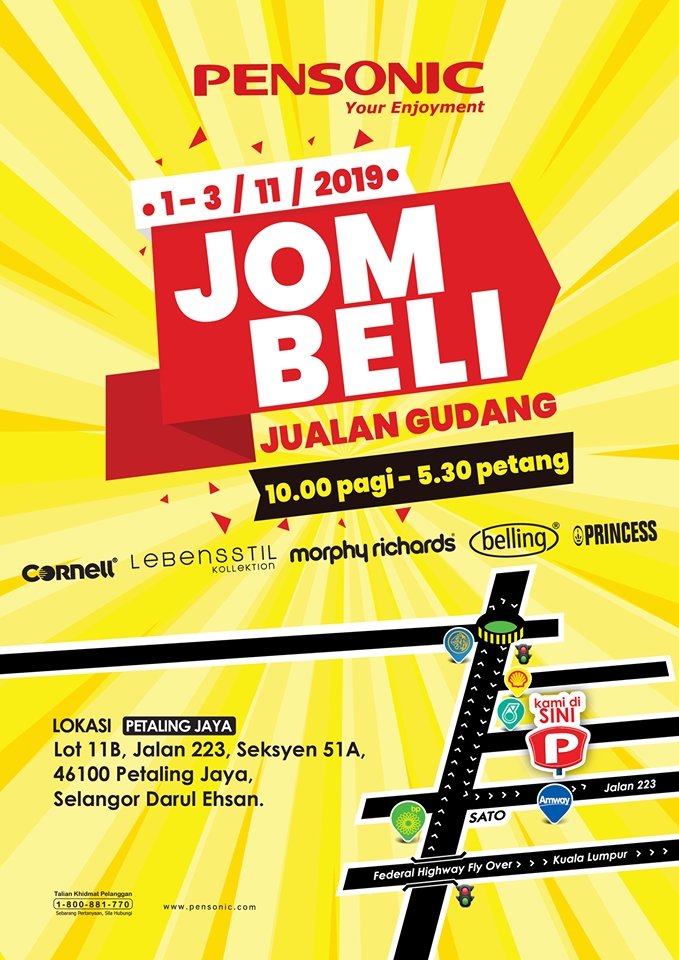 Pensonic Jom Beli Jualan Gudang - Year End Warehouse Clearance Sale