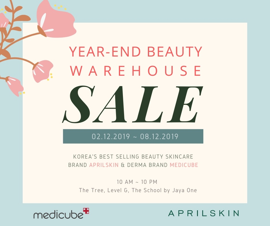 Year End Sales [Aprilskin & Medicube] December 2019
